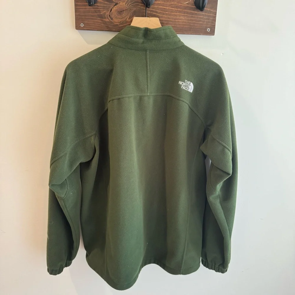 The North Face Men’s‎ Green Fleece Zip Front Jacket Large